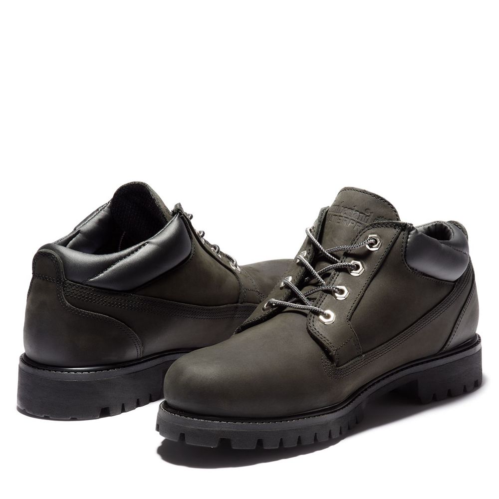 Bocanci De Zapada Timberland Barbati Negrii - Classic Oxford Waterproof - Romania - PRIDYE387